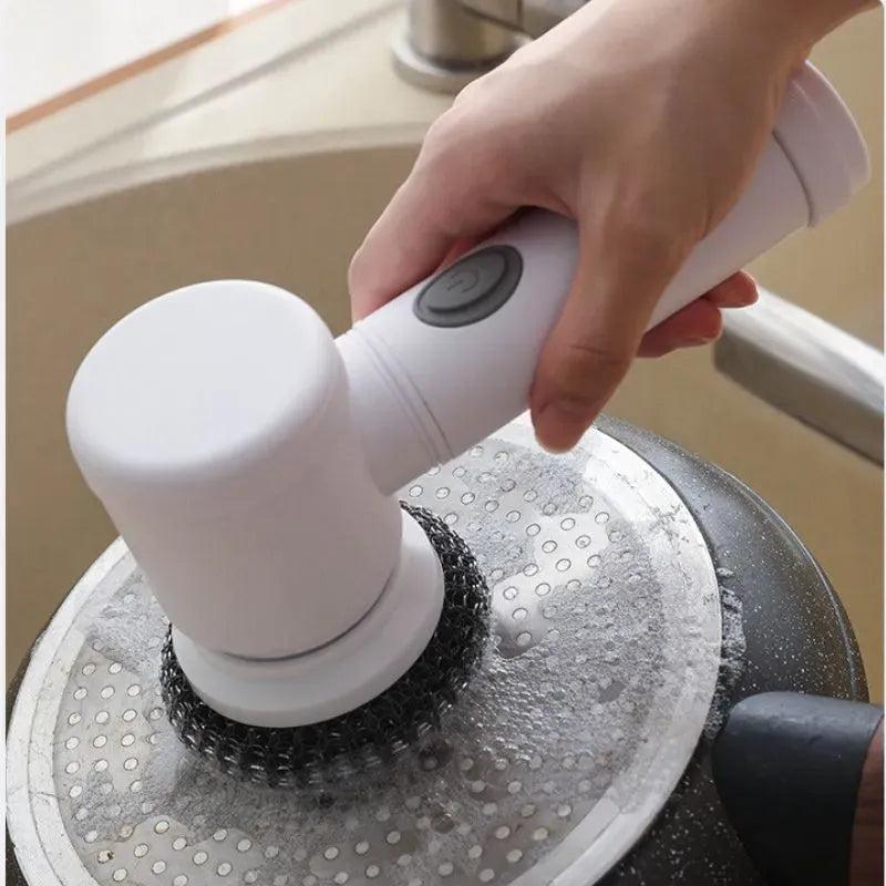 Escoba Eléctrica de Limpieza 5 en 1 Multifuncional